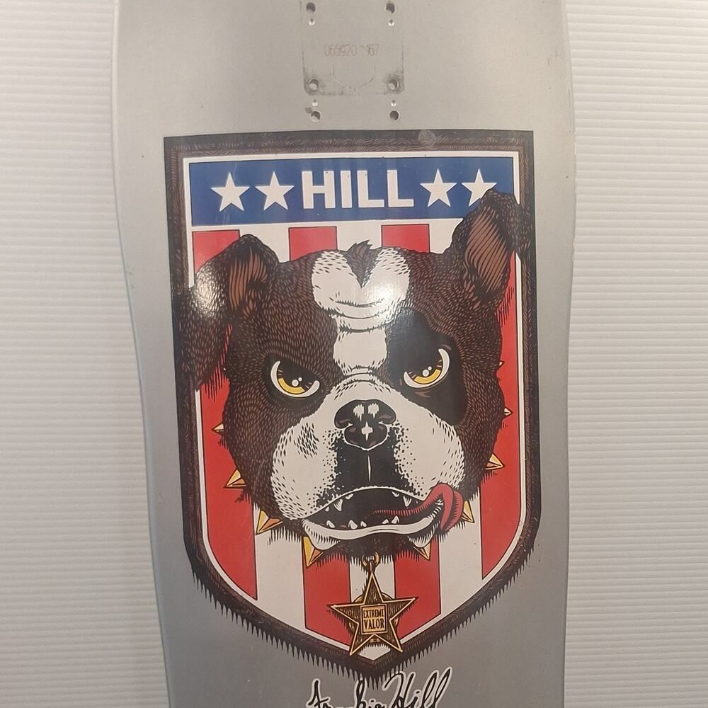 Powell Peralta Hill Bulldog Graphic Skateboard Deck Featuring Bulldog Artwork